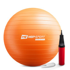 Фитбол Hop-Sport 65cm HS-R065YB orange + насос